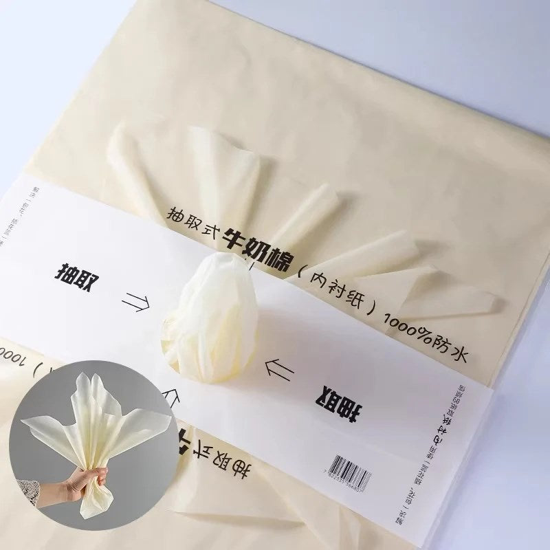 38Pcs Cotton Lining Paper Flower Wrapping Packaging Tissue Paper