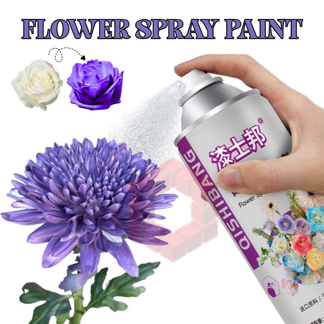 Flower Spray Paint 450ml | Magic Color Change Dye Spray Quick Dry for DIY Art & Floral Decoration
