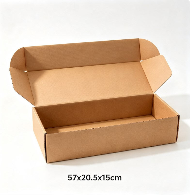 5PCS Flower Bouquet Box 57x20.5x15cm Corrugated Paper Packaging Box for Fresh Flowers