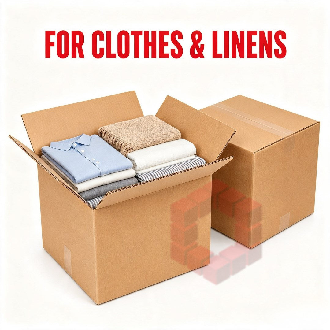 1pc Balikbayan Box 50x50x50cm Kraft Corrugated Cardboard Shipping Box