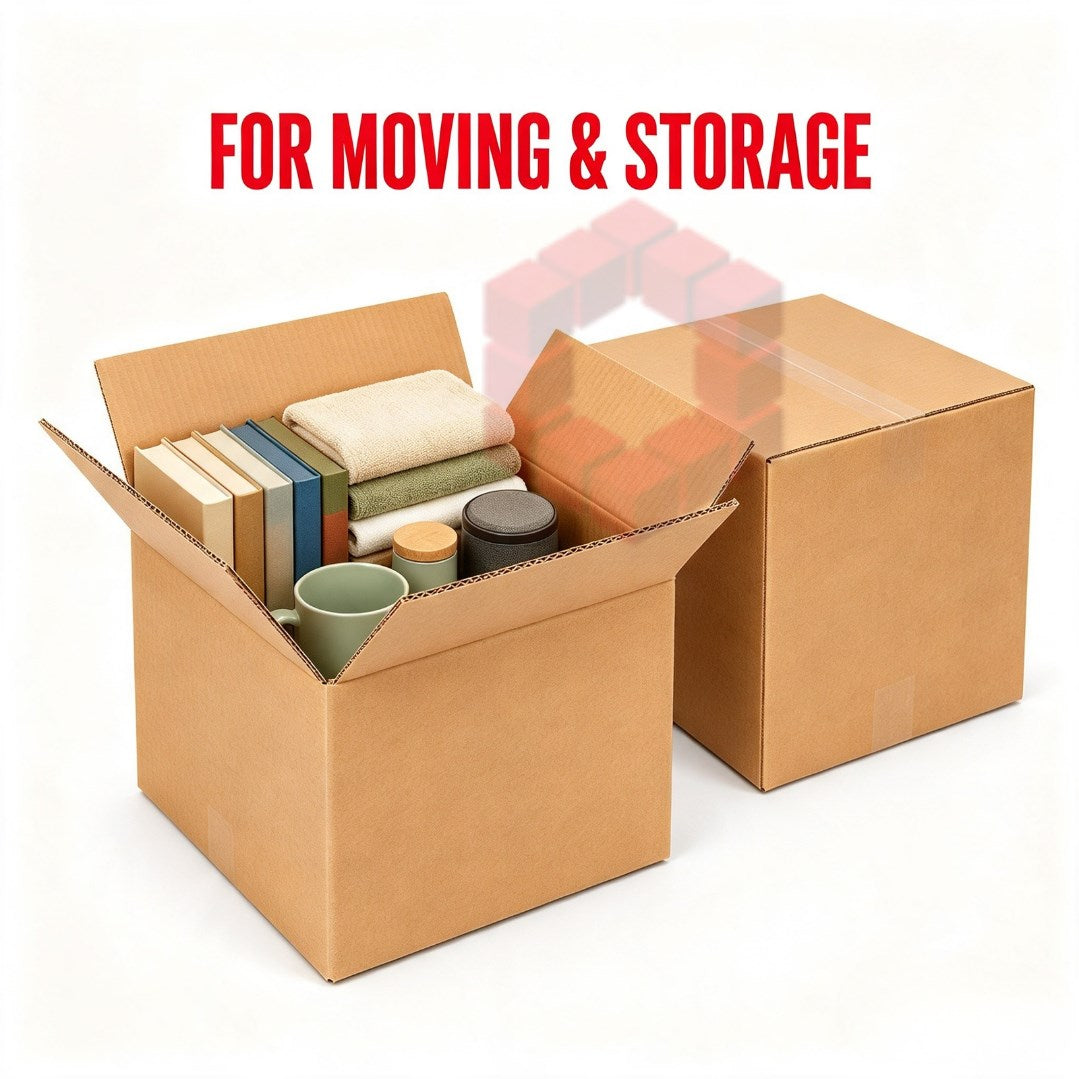 1pc Balikbayan Box 50x50x50cm Kraft Corrugated Cardboard Shipping Box