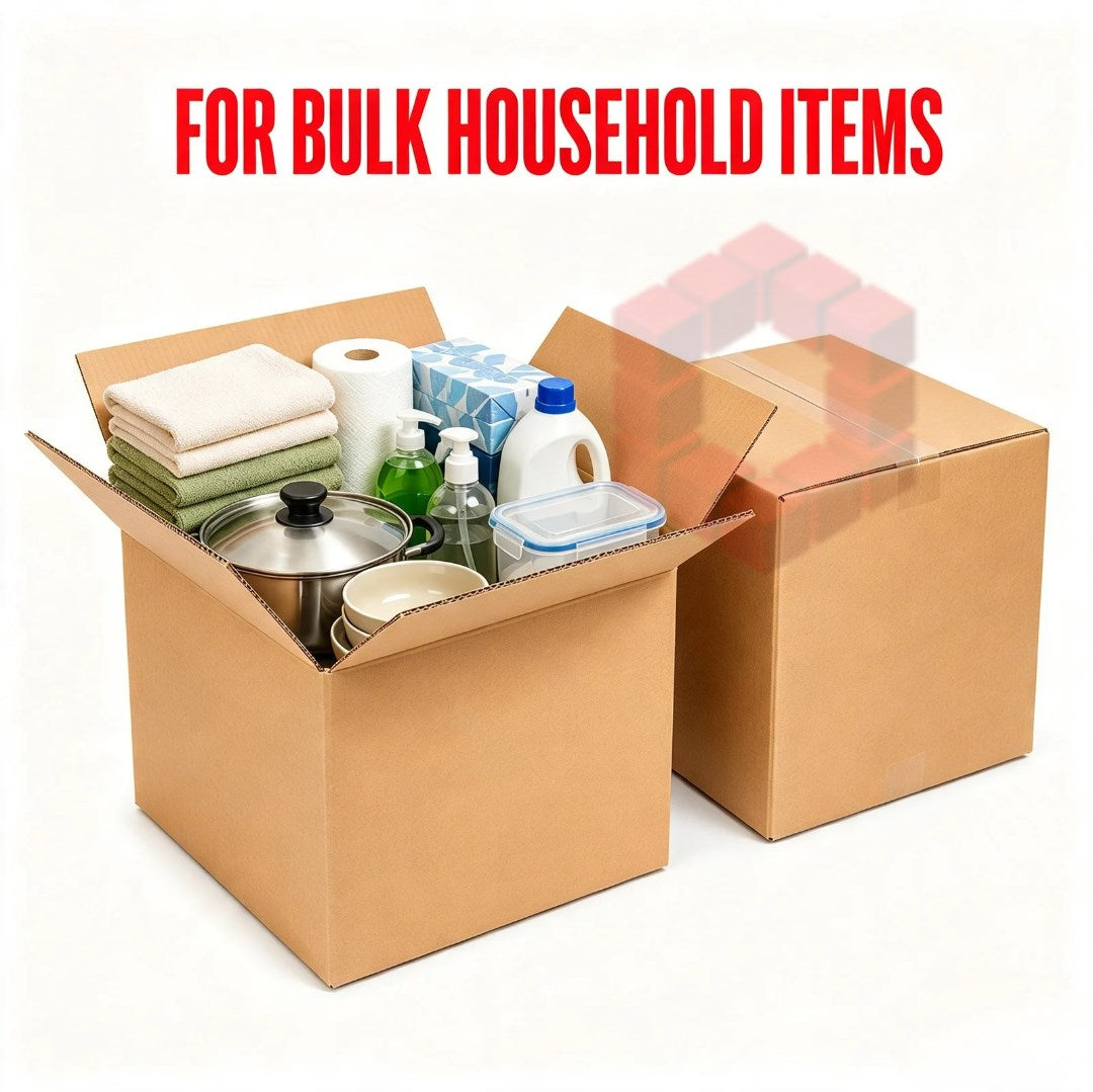 1pc Balikbayan Box 50x50x50cm Kraft Corrugated Cardboard Shipping Box