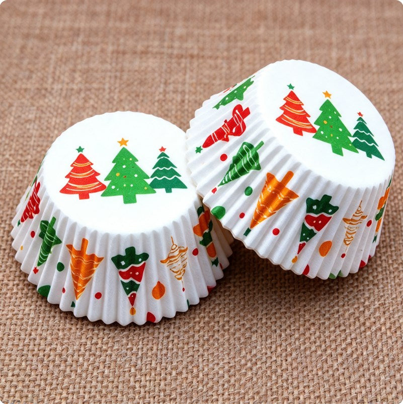 100 pcs Paper Cupcake Liners Party Cake Baking Muffin Cups