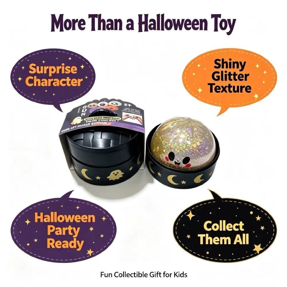 Siopao Dumpling Halloween Blind Box Squishy Toy Ghost Pumpkin Mystery Surprise