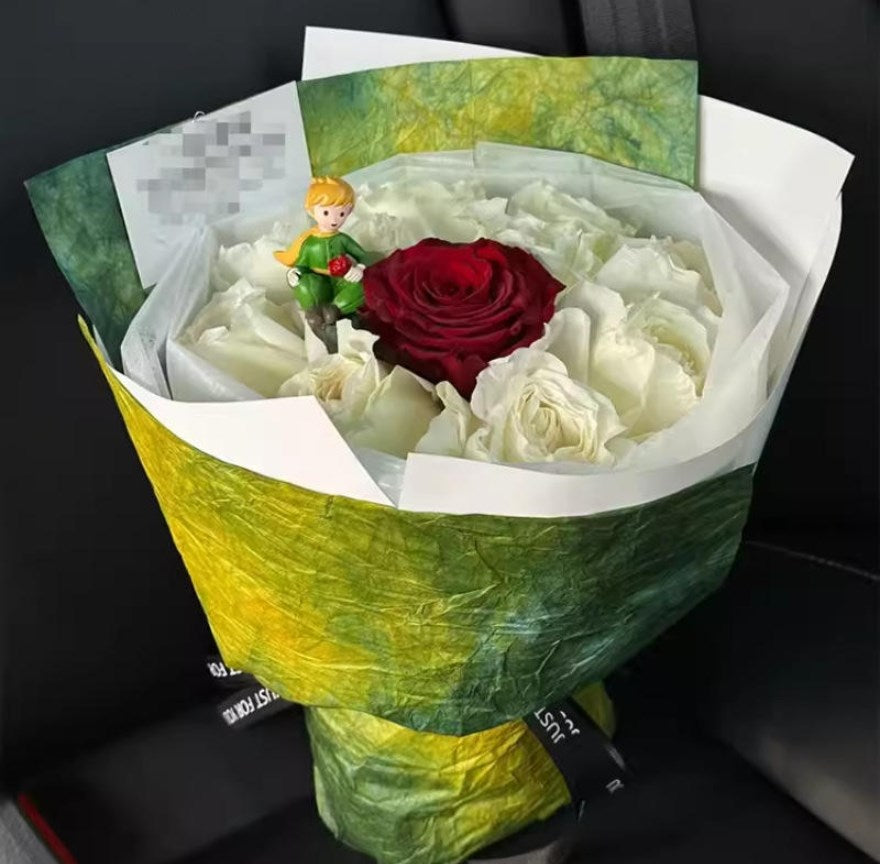 10pcs | Little Prince Rose Bouquet Wrapping Paper | Art Paper for Flower Packaging DIY Bouquet