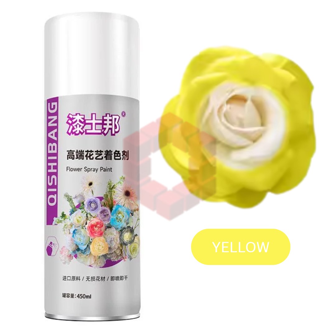 Flower Spray Paint 450ml | Magic Color Change Dye Spray Quick Dry for DIY Art & Floral Decoration