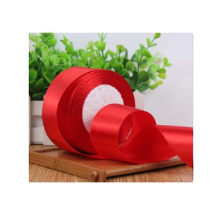 (25 yards/roll) 5cm Satin Ribbon Wholesale Gift Packing Christmas decoration diy Ribbons roll fabric