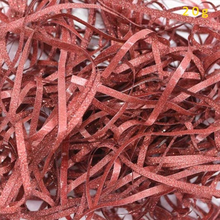 GLITTER Shredded Paper | Colorful Paper Gift Packaging | Paper Fillers Crinkled 20/100 grams