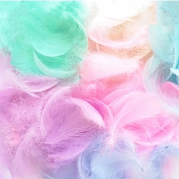 (100pcs) Feather Home Crafts Goose Transparent Bobo Ball Filler Natural