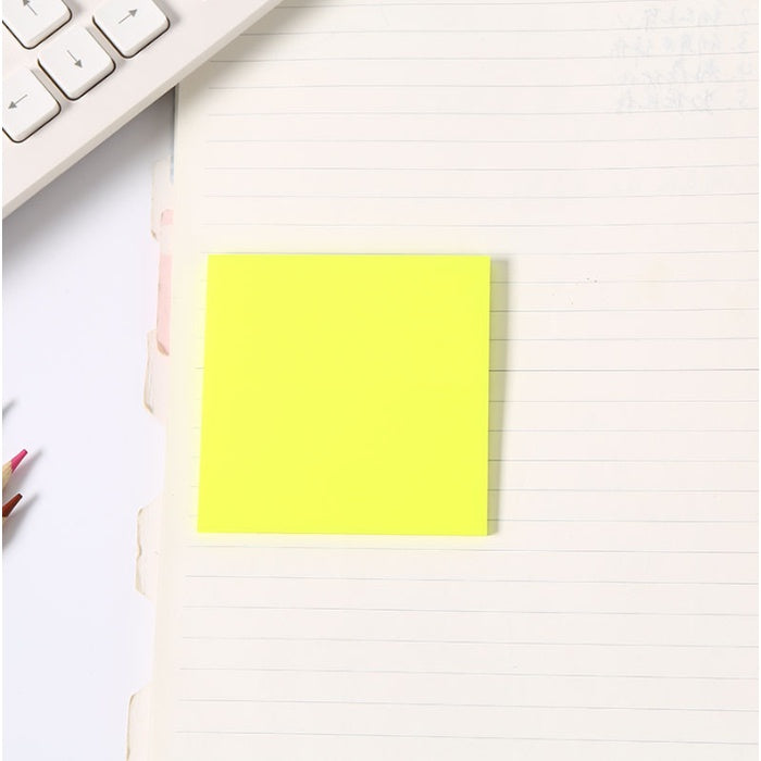 50Sheets Transparent Memo Pads Waterproof Self-Adhesive Sticky Notes