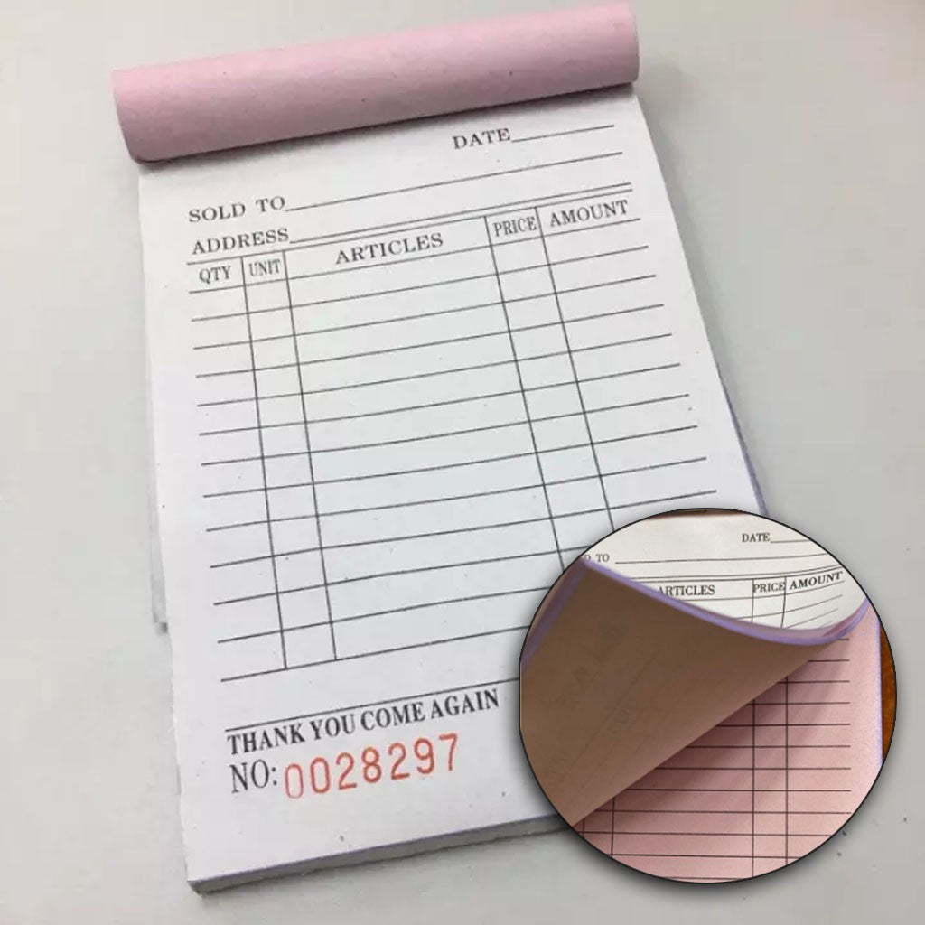 ORDER SLIP List Carbonless Receipt Resibo With Carbon/Receipt Paper