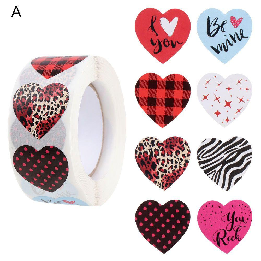500 sheets | More Designs Stickers | self-adhesive label sealing packaging label | 2.5 cm / 1 inch