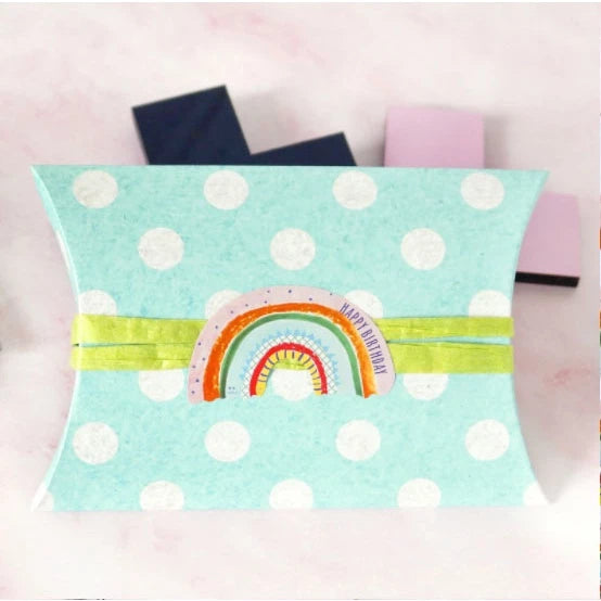 10sheets/100pcs Happy Birthday Sticker Rainbow Boho Party Gift Bag Stickers Crayon Drawing Sticker