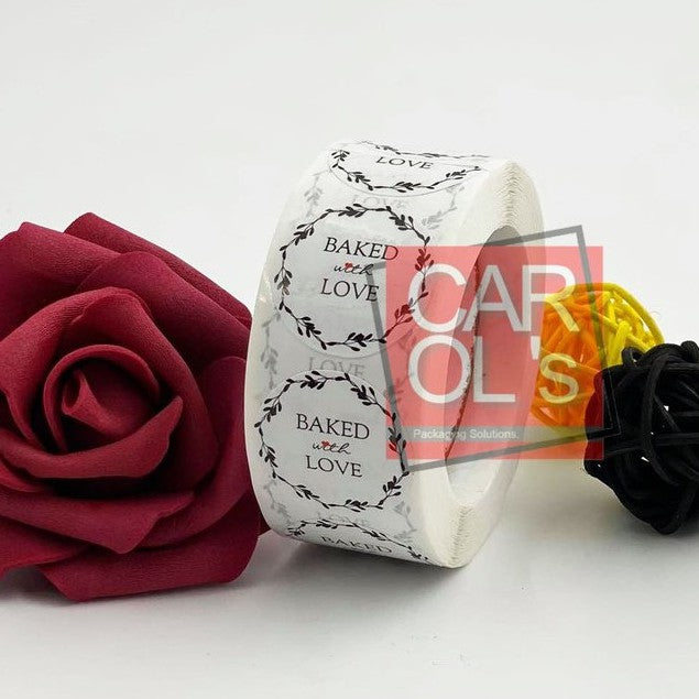 500 sheets | More Designs Stickers | self-adhesive label sealing packaging label | 2.5 cm / 1 inch