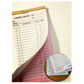 ORDER SLIP List Carbonless Receipt Resibo With Carbon/Receipt Paper