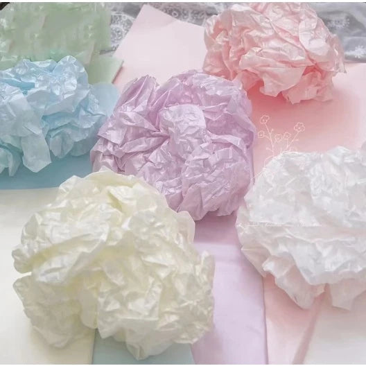 20pcs | Pearlescent Inner paper for flower bouquet wrapper pearl paper