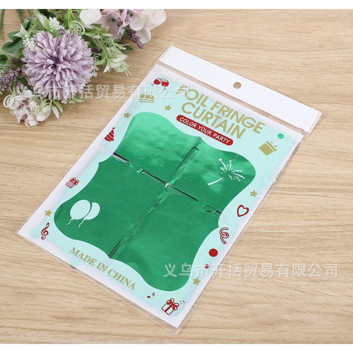(2 METERS) SQUARE foil curtain party needs birthday decor party decorations foil curtain