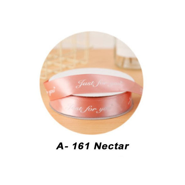 (45 Yards) 1cm 2.5cm Colorful just for you Ribbon Roll Gift Flower Wrapping Decorations II
