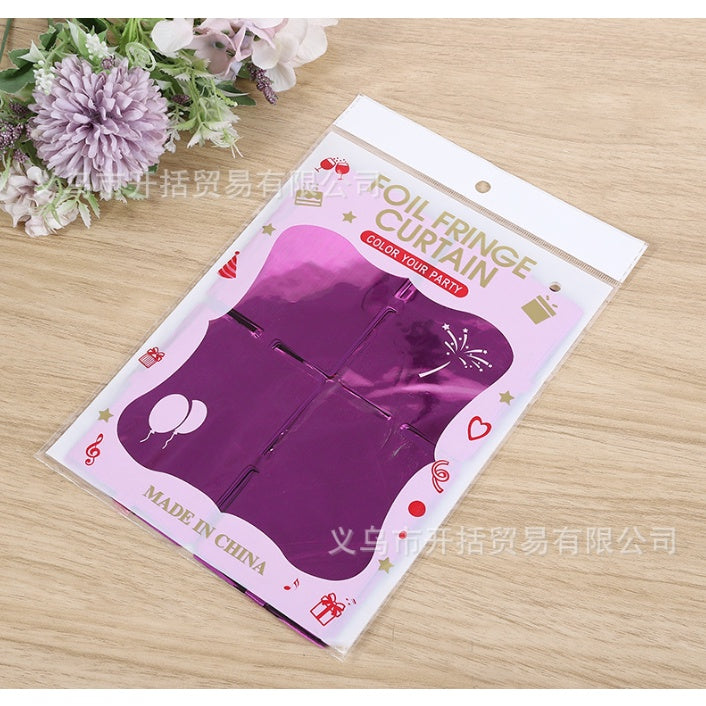 (2 METERS) SQUARE foil curtain party needs birthday decor party decorations foil curtain