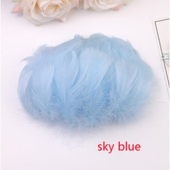 (100pcs) Feather Home Crafts Goose Transparent Bobo Ball Filler Natural