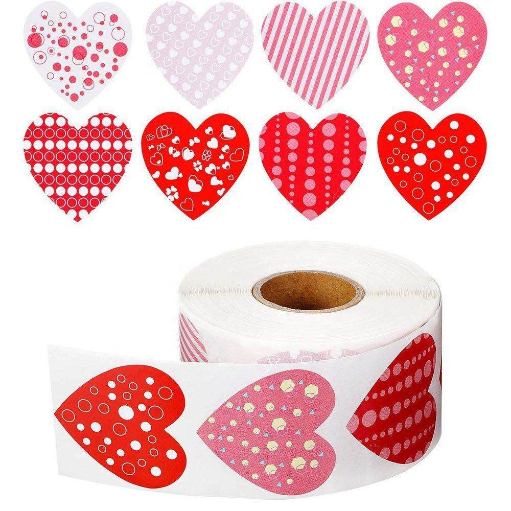 500 sheets | More Designs Stickers | self-adhesive label sealing packaging label | 2.5 cm / 1 inch