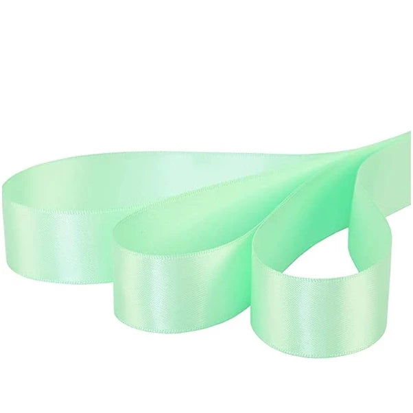 (0.6cm, 1cm, 2cm, 4cm, 5cm) MINT GREEN 5 Yards High Quality Satin Ribbon High Quality Ribbon