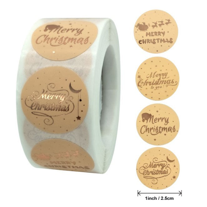 500 sheets | More Designs Stickers | self-adhesive label sealing packaging label | 2.5 cm / 1 inch