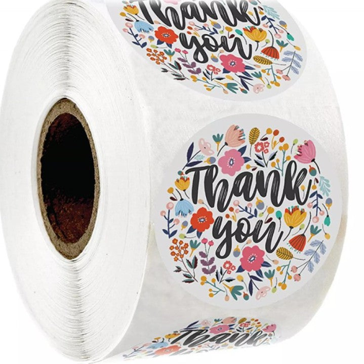 500 sheets | More Designs Stickers | self-adhesive label sealing packaging label | 2.5 cm / 1 inch