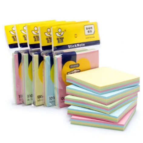 100 sheets | sticky note stationery message stickers office