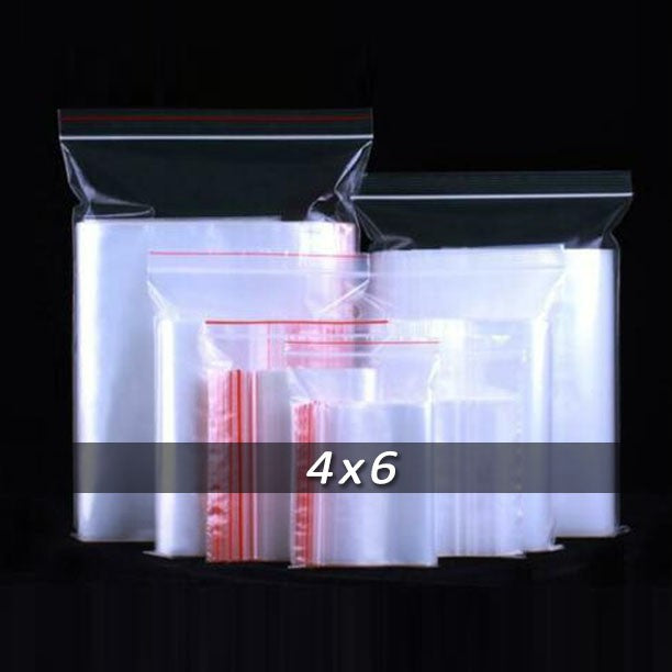 100pcs SMALL Resealable Bags Clear Food Storage Package Re-Closable Vacuum Storage Bag