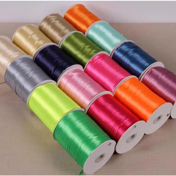 6mm Satin Ribbon for packing and bow & Garment Accessories 500m/550yards