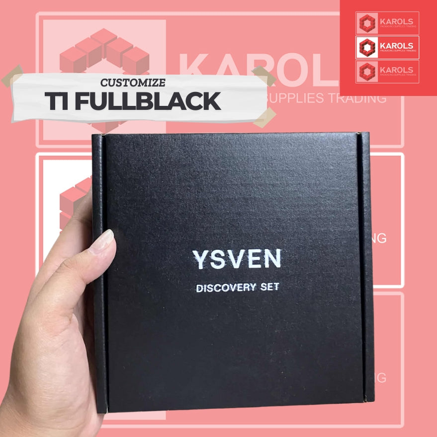 Customize T1 Fullblack w/ print