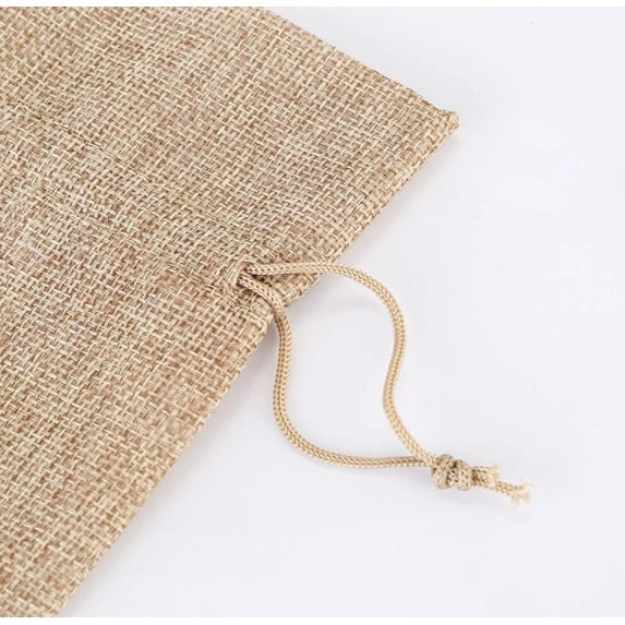1pc Wine Jute Bag Jute Burlap organizer/bag for wine, bottles, water bottle/tumbler