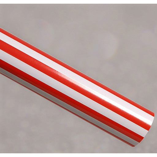 (5pcs) Glossy coated paper red polka dot striped peach heart Bright film wrapping paper
