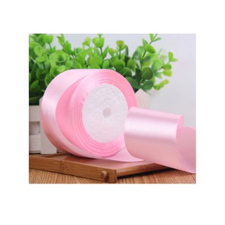 (25 yards/roll) 5cm Satin Ribbon Wholesale Gift Packing Christmas decoration diy Ribbons roll fabric