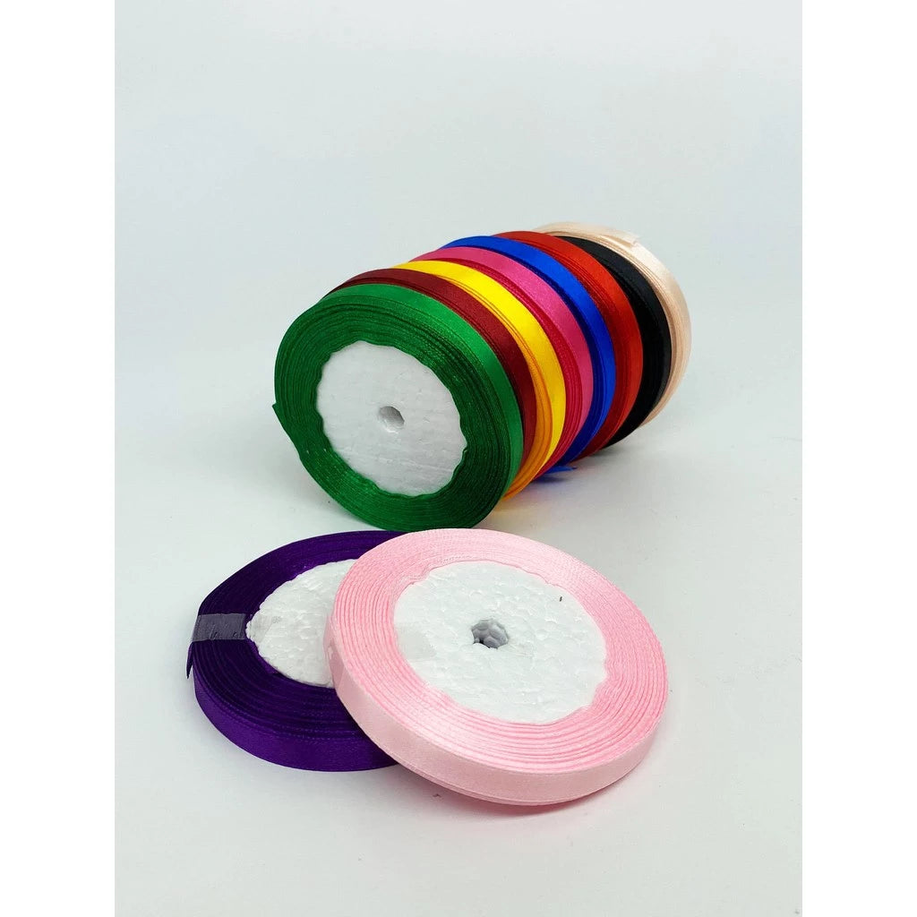 (25 yards/roll) 2cm Satin Ribbon Wholesale Gift Packing Christmas decoration Ribbons roll fabric