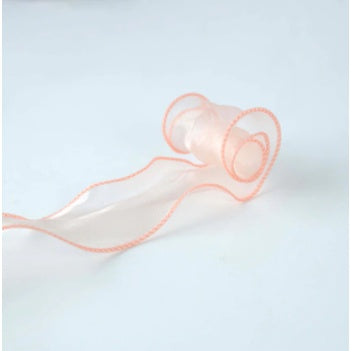 9m Wave Silk Korean Style Gold Edge Organza Ribbon Gift Wrapping Decoration Lace Ribbon