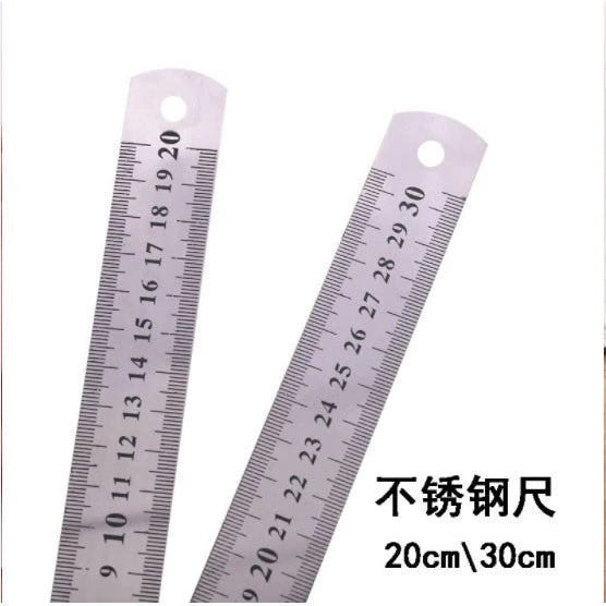 Ruler | Office supplies stainless steel ruler 20cm30cm