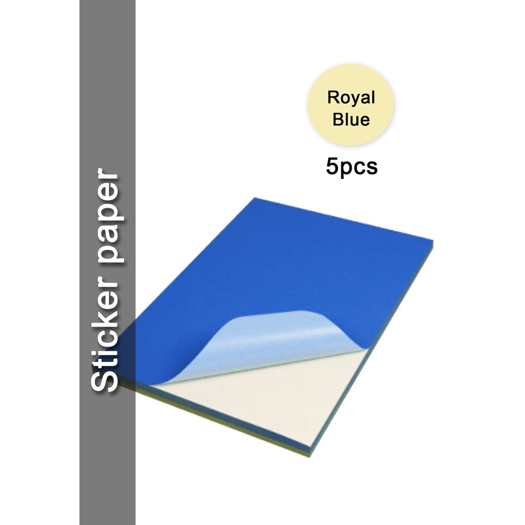 (5 | 10 pcs) Printable Inject Sticker paper Matte, Glossy & Kraft A4 | |A4 Sticker Paper