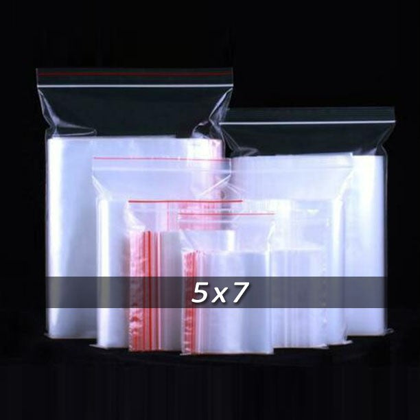 100pcs SMALL Resealable Bags Clear Food Storage Package Re-Closable Vacuum Storage Bag