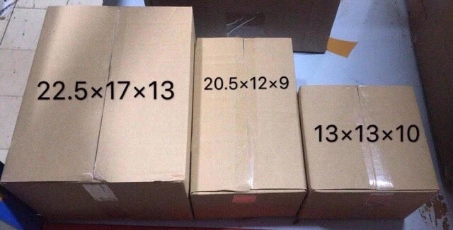ON HAND Carton box corrugated cardboard box packaging KraftSize 2 10Pcs/set