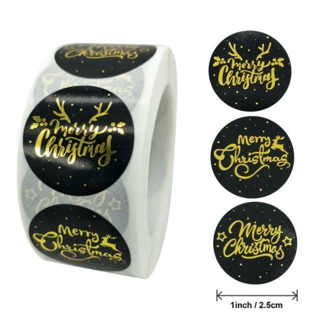 500 sheets | More Designs Stickers | self-adhesive label sealing packaging label | 2.5 cm / 1 inch