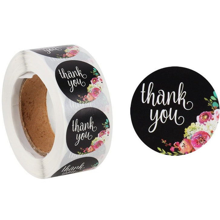 500 sheets | More Designs Stickers | self-adhesive label sealing packaging label | 2.5 cm / 1 inch