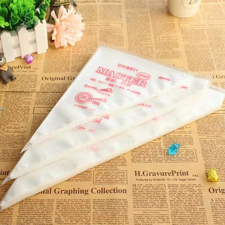 Piping Bag 100Pcs Disposable Icing Piping Cake Pastry Tip Cupcake Decorating Bags Tool