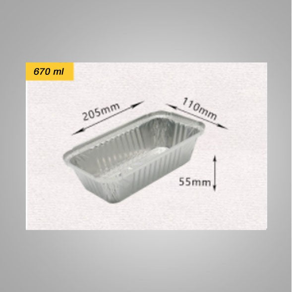 10pcs Aluminum food Trays with Lid disposable lunch box food container Aluminum tray