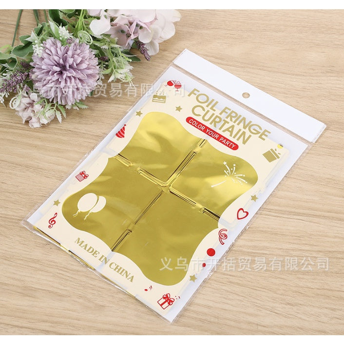 (2 METERS) SQUARE foil curtain party needs birthday decor party decorations foil curtain