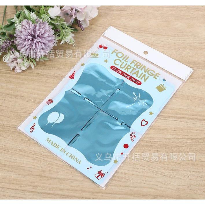 (2 METERS) SQUARE foil curtain party needs birthday decor party decorations foil curtain