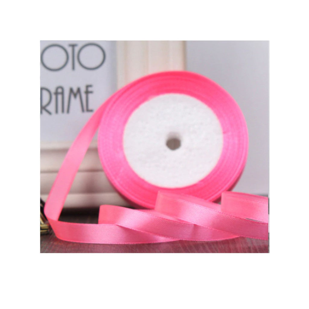 (25 yards/roll) 6mm Satin Ribbon Wholesale Gift Packing Christmas decoration diy Ribbons roll fabric