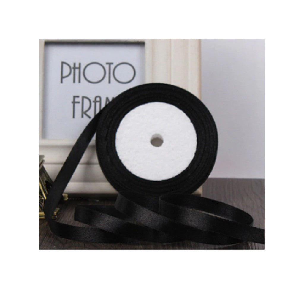 (25 yards/roll) 6mm Satin Ribbon Wholesale Gift Packing Christmas decoration diy Ribbons roll fabric