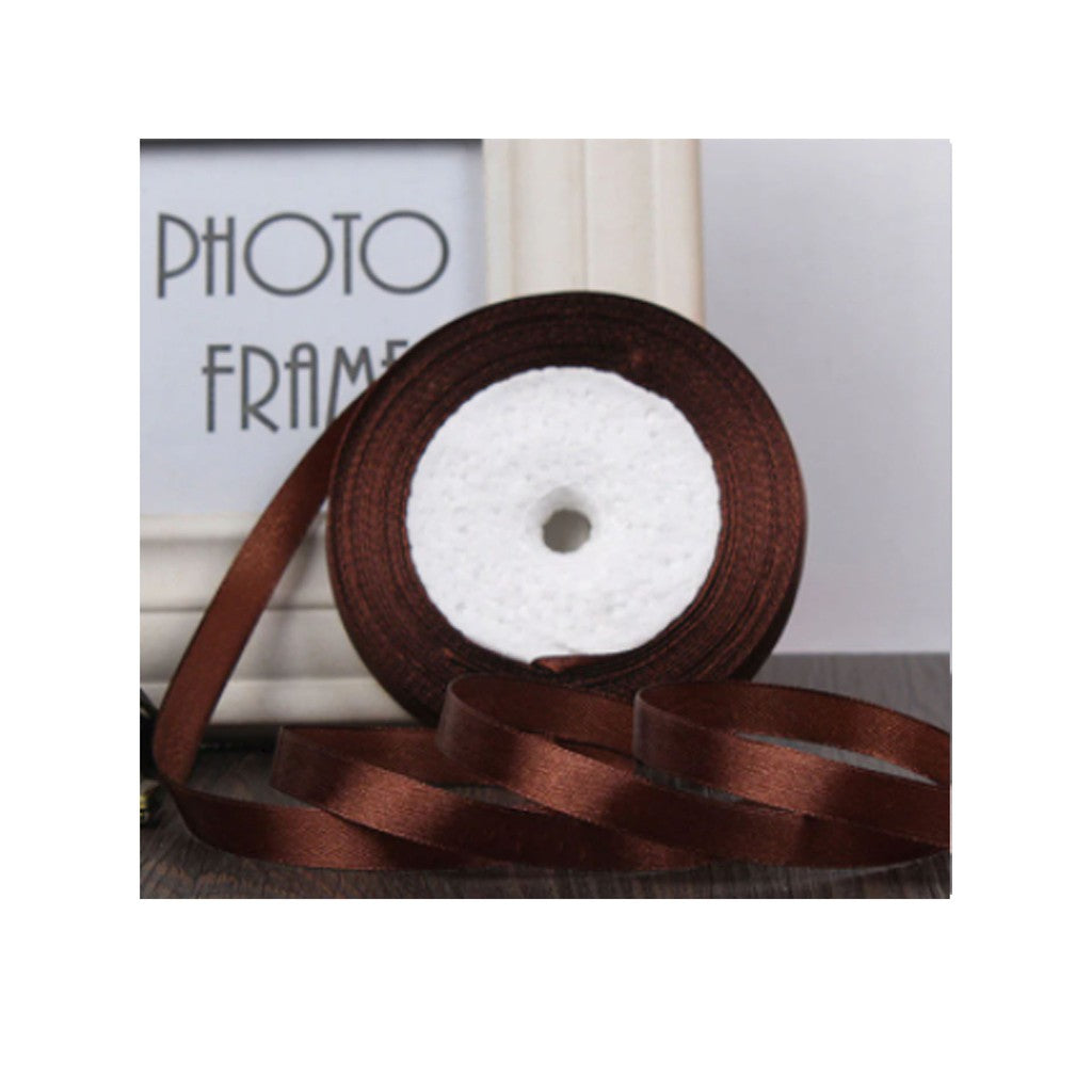 (25 yards/roll) 6mm Satin Ribbon Wholesale Gift Packing Christmas decoration diy Ribbons roll fabric